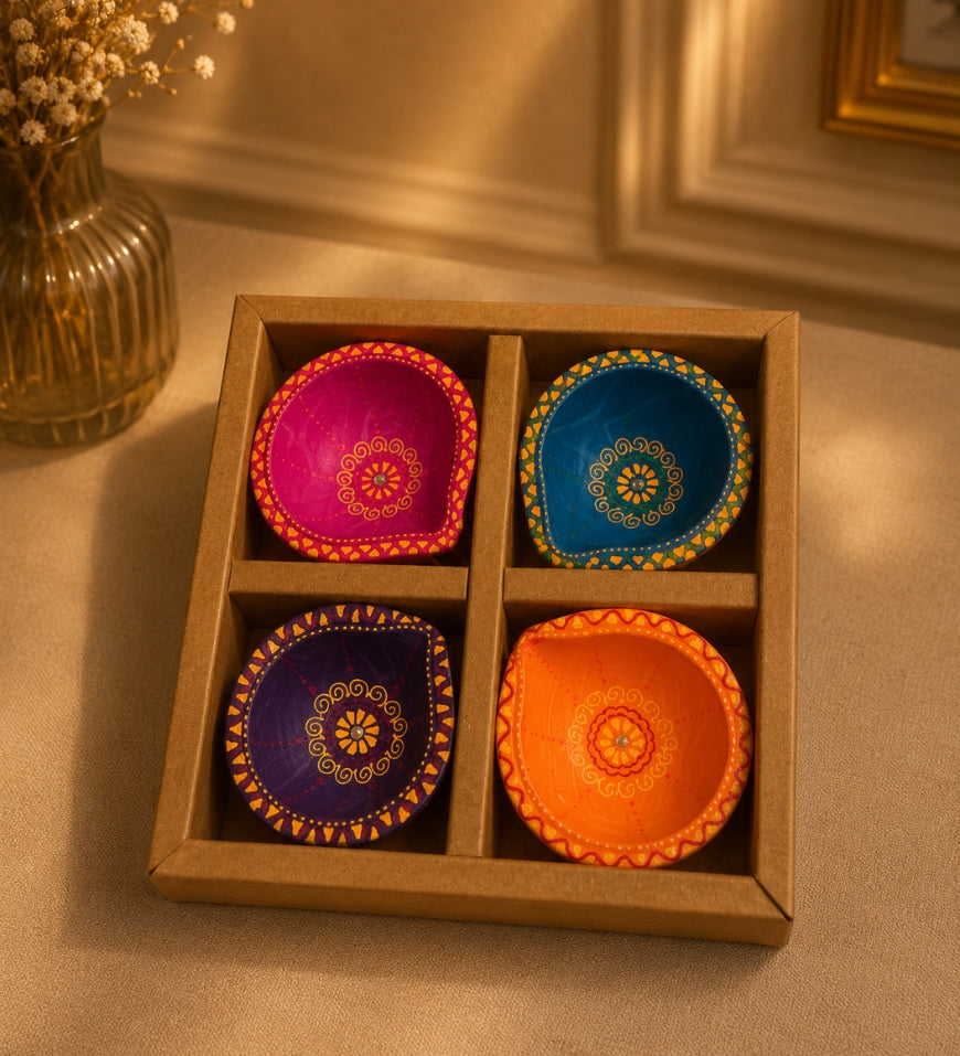 Decorative Diya Set