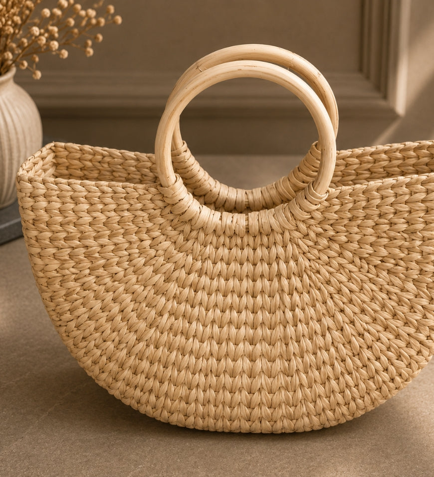 Handwoven Jute Gift Basket