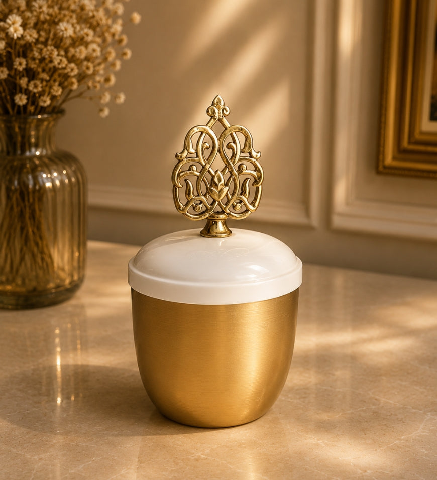 Royal Crown Metal Jar