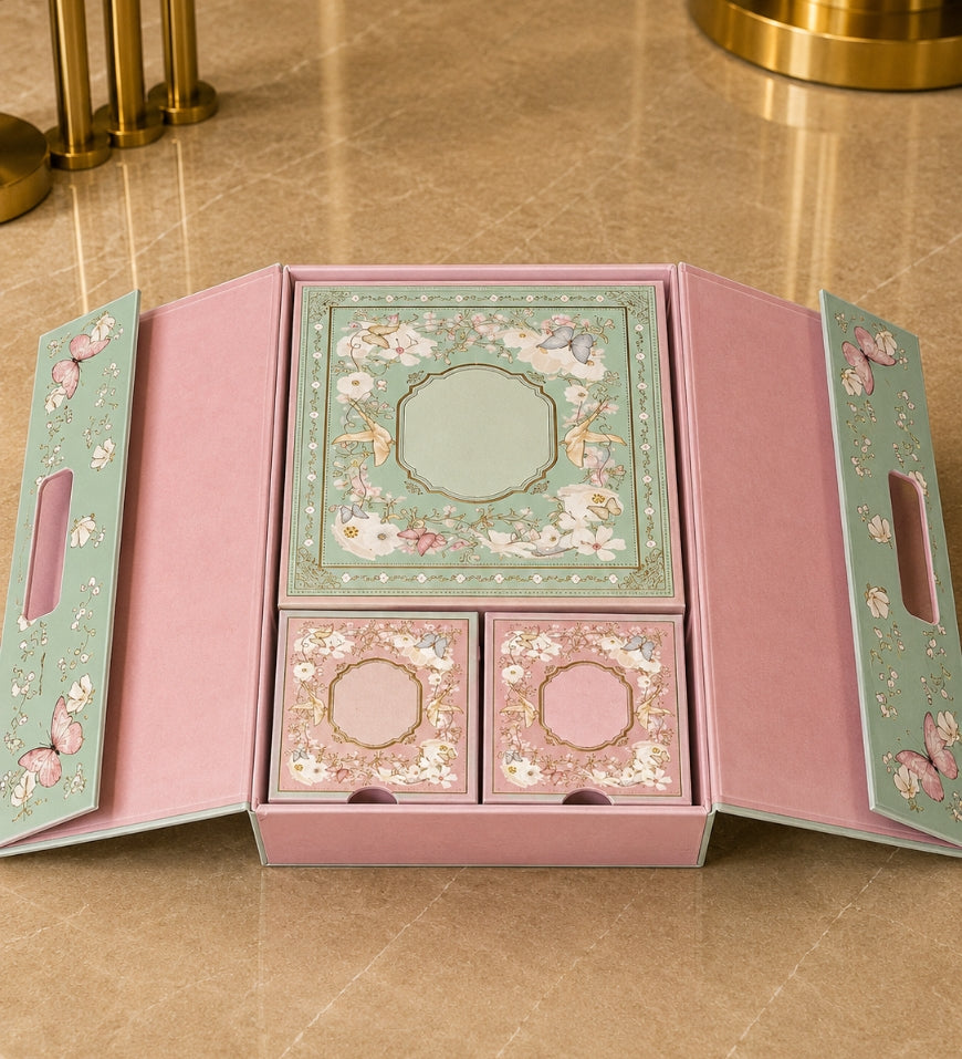 Bag Style Butterfly Bloom Elegance Box