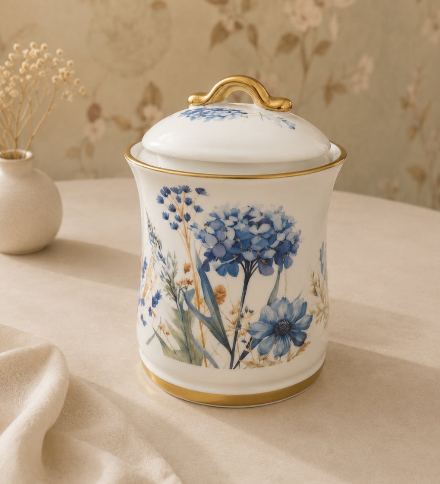 Artisan Print Ceramic Jar