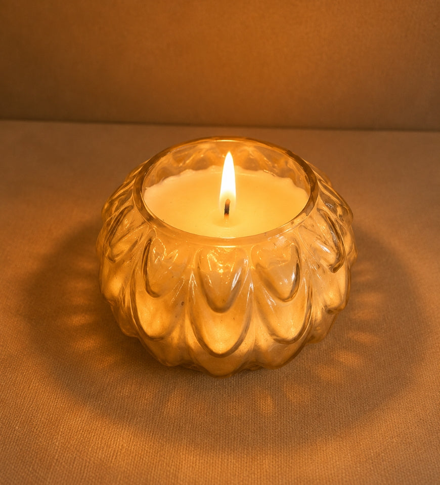 Premium Glass Candle
