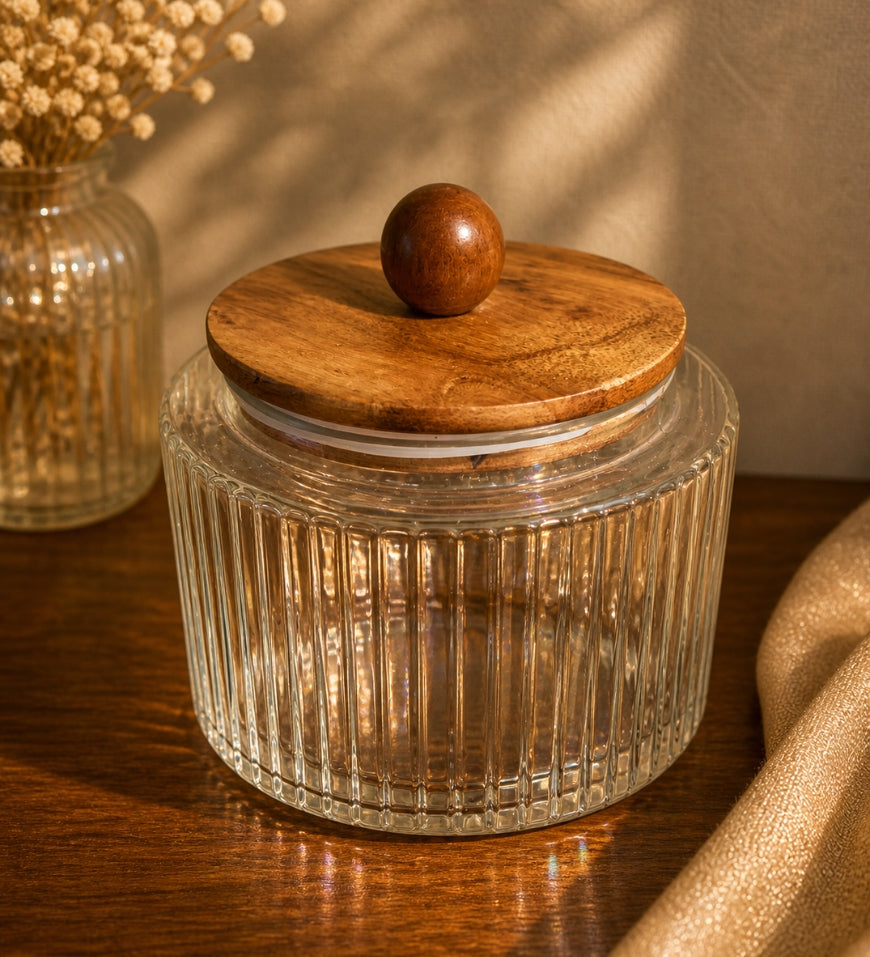 Woodland Luxe Glass Jar