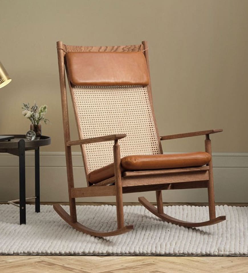 Swing Rocking Chair Leather