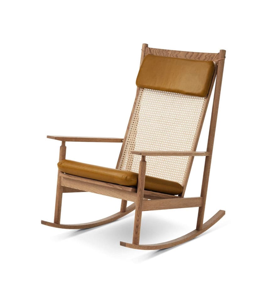 Swing Rocking Chair Leather