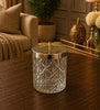 Golden Butterfly Glass Jar