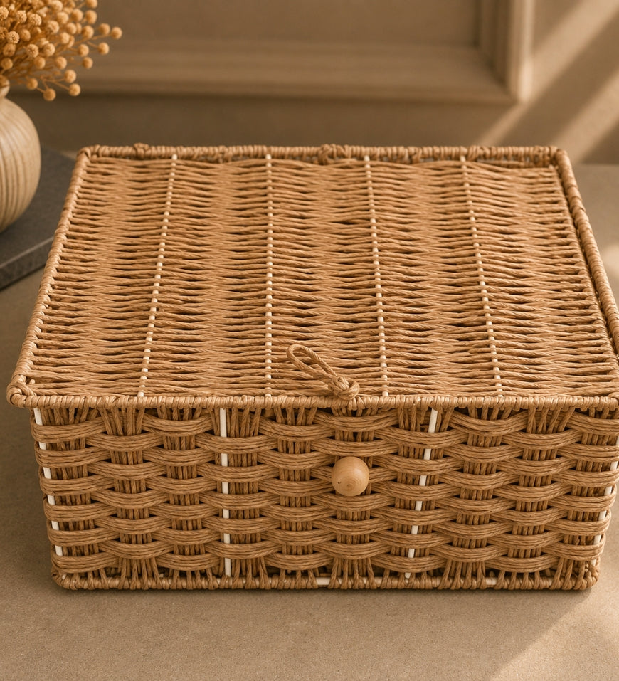 Handwoven Macrame Gift Basket