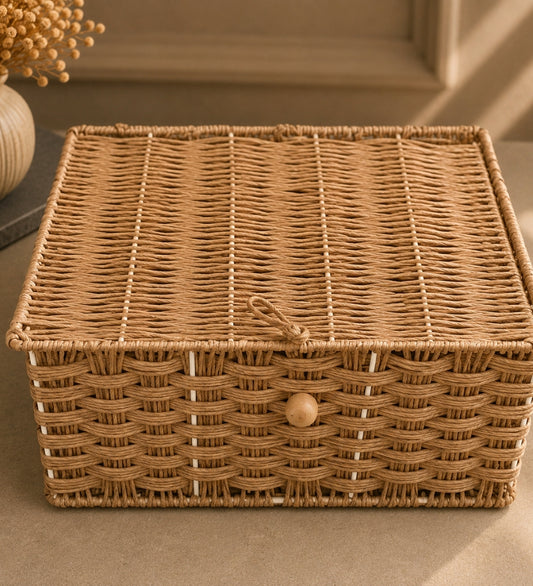 Handwoven Macrame Gift Basket