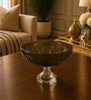 Luxury Glass Pedestal Bowl