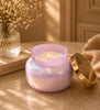 Purple Glass Candle