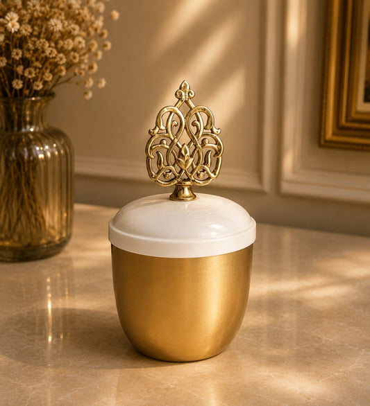 Royal Crown Metal Jar