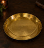 Royal Golden Handled Thaal Platter