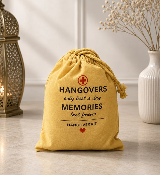 Hangover Kit Potli Bag