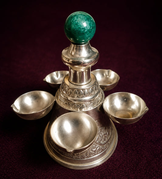 Panchmukhi Brass Diya