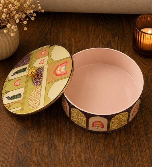 Round Wooden Gift Box