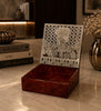 Iron Maroon Square Gift Box