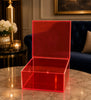Acrylic Red Gift Box