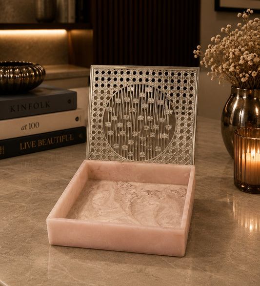 Iron Peach Square Gift Box