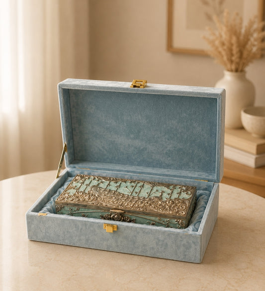Blue Velvet Luxury Gift Box