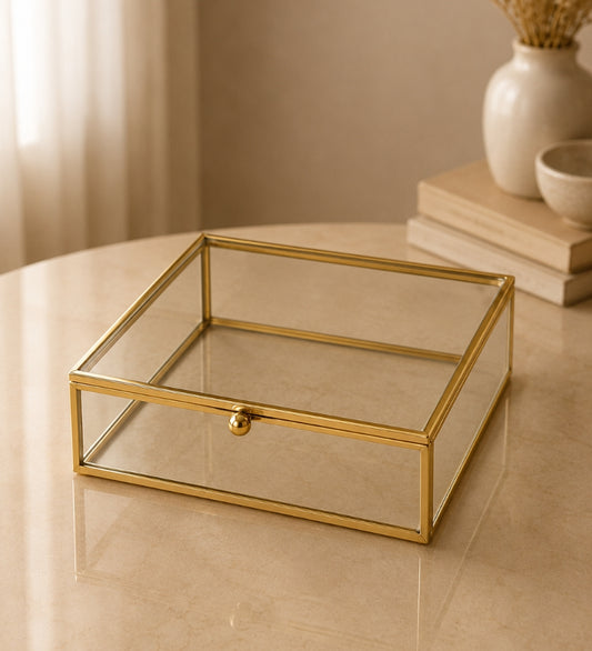 Square Glass Gift Box