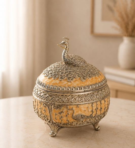 Enamelled Decorative Jar