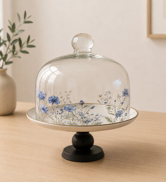 Printed Cake Dome Platter