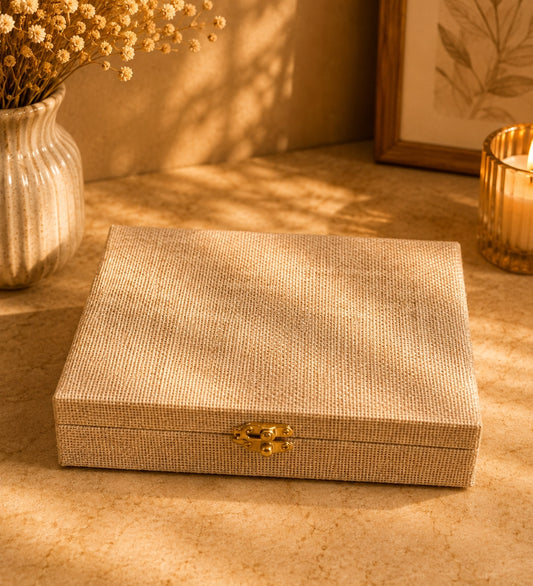 Jute Gift Box