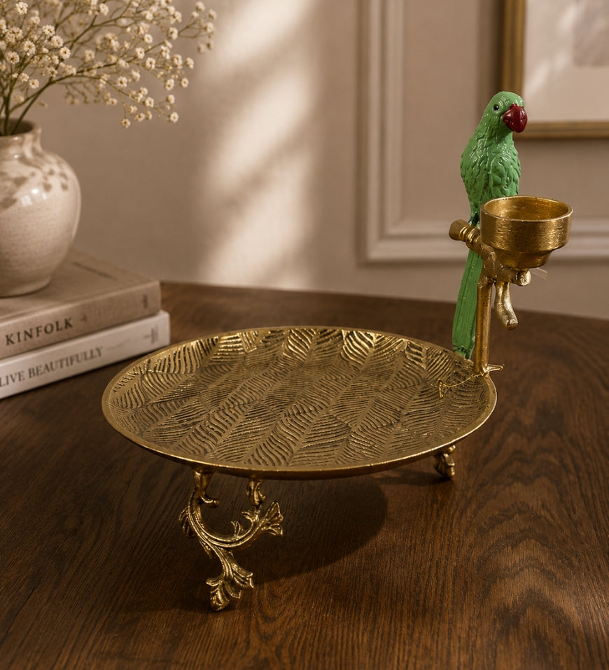 Royal Peacock Decorative Platter