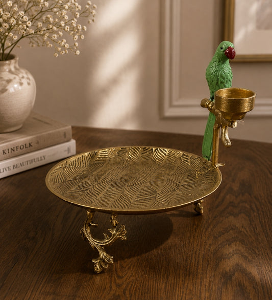 Royal Peacock Decorative Platter