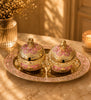 2-Piece Candy Jar Set with Tray