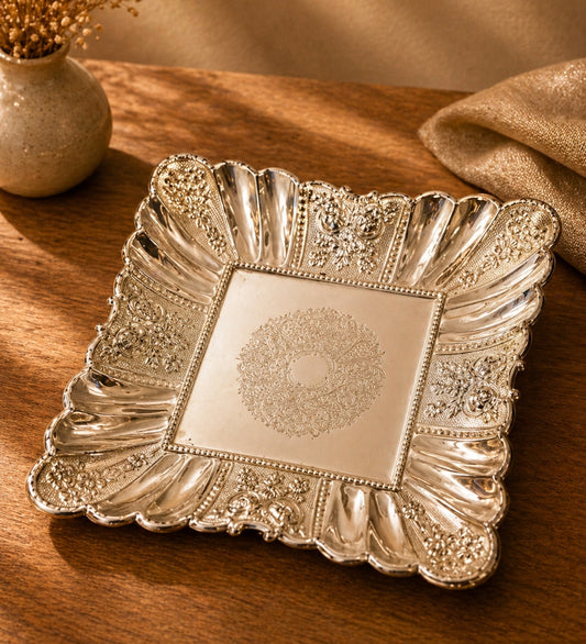 Classic Metal Serving Tray