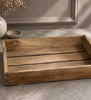 Classic Wooden Rectangular Serving Platter
