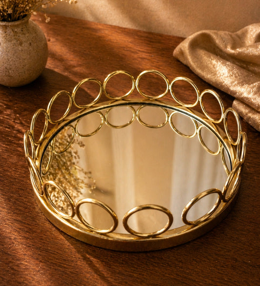 Elegant Ring Round Serving Platter