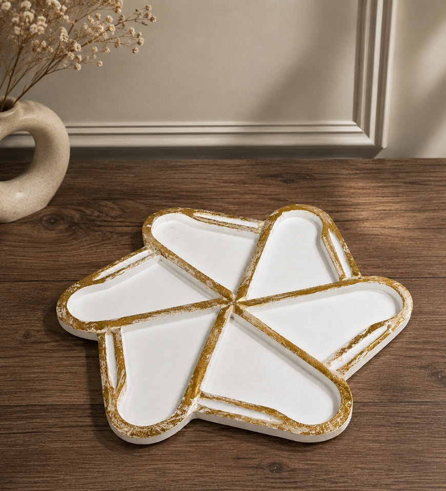 Classic Square Wooden Serving Tray