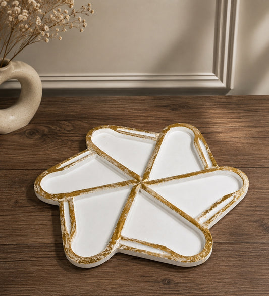 Classic Square Wooden Serving Tray