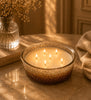 Gold Glitter Glass Multi-Wick Candle