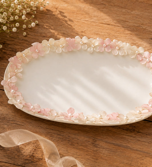 Lavender Powder-Coated Serving Tray