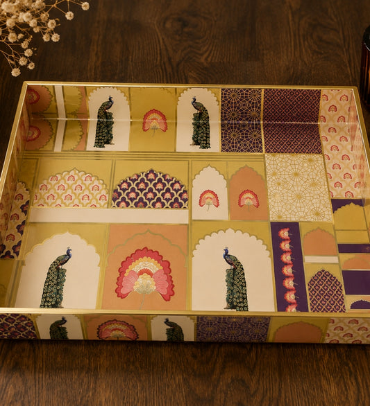 Minimalist Wooden Flat Serving Tray