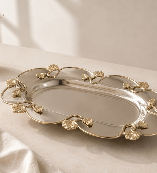 Metal Oval Serving Platter
