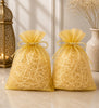 Golden Organza Potli Bag