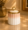 Ivory Luxe Ceramic Jar