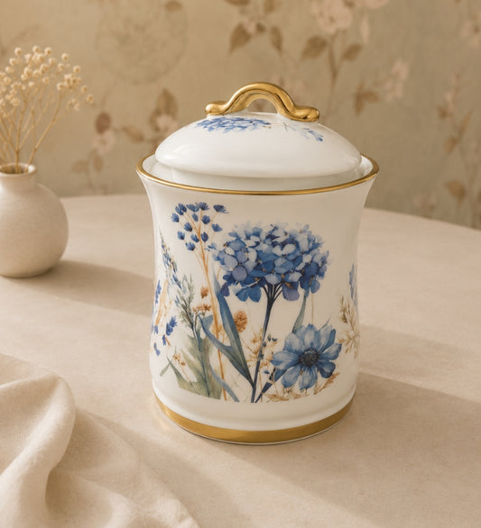 Artisan Print Ceramic Jar