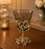 Crystal Glow Glass Candle Stand
