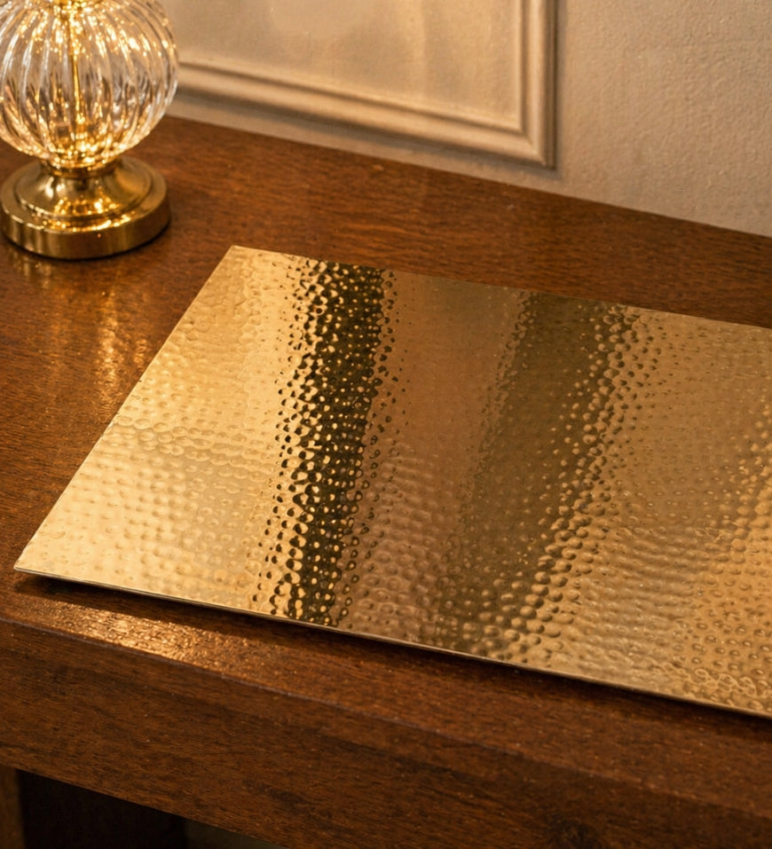 Modern Metal Flat Serving Tray