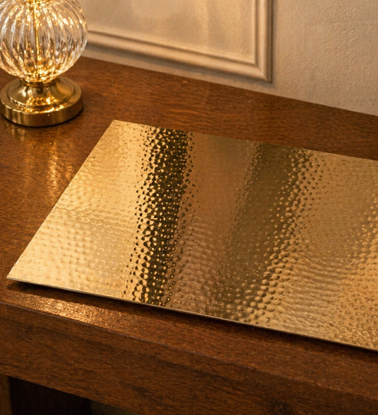 Modern Metal Flat Serving Tray
